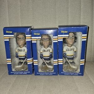 SLAP SHOT Hanson Brothers Bobblehead Set - some wear on boxes